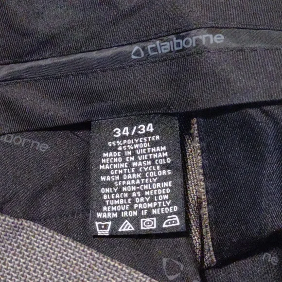 Claiborne | Dress Pants (stain, Check Pictures) - Picture 7 of 7